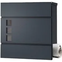 Zedelmaier Wandbriefkasten Briefkasten XXL Wandbriefkasten groß Briefkasten C4