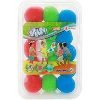 Toi-Toys Badespielzeug SPLASH Super Splashbälle 5cm (15 Stück mit Aufbewahrungsbox), wiederverwendbar und nachhaltig