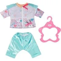 BABY born Freizeitanzug Aqua 43cm, Puppenzubehör Jacke und Hose, inklusive Kleiderbügel