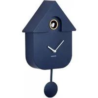 Karlsson Uhr Wanduhr Modern Cuckoo ABS Dark Blue