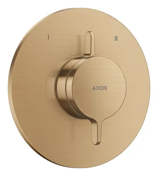 Hansgrohe Mischer Unterputz AXOR One für 2 Verbraucher brushed bronze , 48415140 48415140