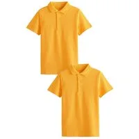 Next Poloshirt Schul-Poloshirts aus Baumwolle im 2er-Pack (2-tlg)