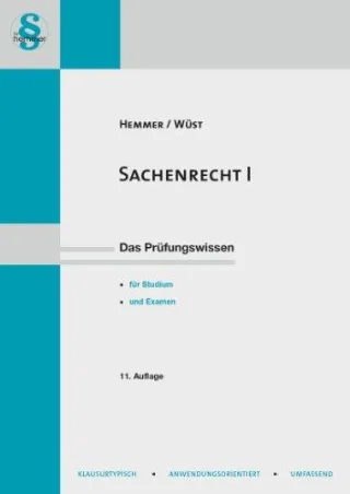 Sachenrecht 1: Besitz. Eigentümer-Besitzer-Verhältnis
