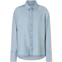 MAC Jeansbluse OVER SHIRT mit breiter Manschette