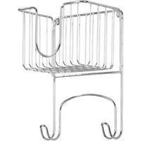 mDesign Badaccessoire-Set mDesign Bügelbretthalter Wandmontage Korb Aufbewahrung Organizer Met