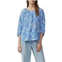 s.Oliver Klassische Bluse mit All-Over Print