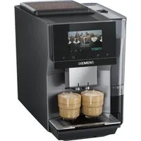 SIEMENS Kaffeevollautomat EQ700 TP725E01, 41 verschiedene Getränke, XL-Getränke, 20 Favoriten, farbiges Full-Touch-Display, Doppeltassenfunktion, sehr leise, grau