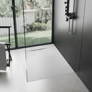 Neuesbad Duschwanne Bazalt White 90x90 NB1RE91941