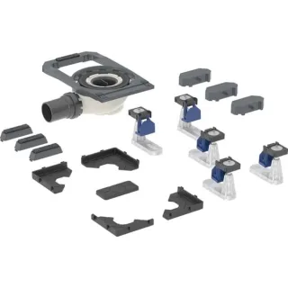 Geberit Duofix Duschwannenablauf mit fünf Füßen, für CleanFloor30 Duschfläche, 551550001 551550001