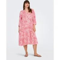 ONLY CARMAKOMA Tunikakleid CARMILANA 3/4 DRESS WVN NOOS Sommerkleid