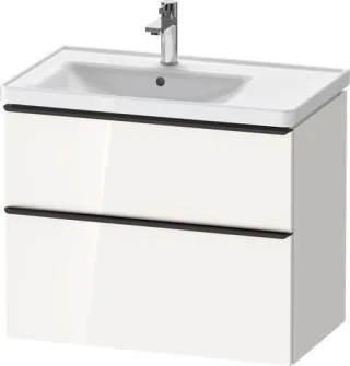 Duravit D-Neo Waschtischunterbau wandhängend Weiß Hochglanz 784x452x625 mm - DE43570BD220000 DE43570BD220000