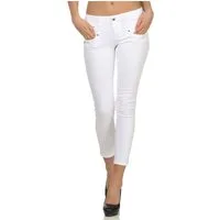Freeman T. Porter 7/8-Hose Alexa Cropped Super Stretch Denim white Stretch