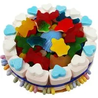 Fruchtgummi Bären & Co. Süßigkeit, Fruchtgummi Geburtstagstorte Happy Birthday Geschenkidee Jungen 550g