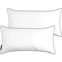 Gentle North Microfaserkissen Kopfkissen in Hotelqualität - Einzeln oder im 2er Set - 60° Waschbar, Füllung: Polyester, Rückenschläfer, Seitschläfer, Bauchschläfer, Comfort, Reißverschluss für Füllung - Made in EU - allergikerfreundlich