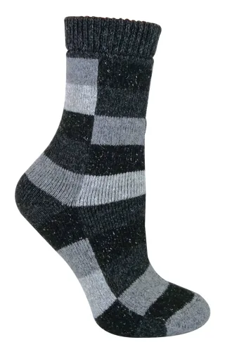 Sock Snob - Atmungsaktive Socken aus Wollmischung mit Karomuster