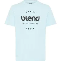 Blend T-Shirt BHKAMDEN LOGO S/S TEE mit bedruckter Optik und Print, Regular Fit, Kurzarm, ohne Kragen