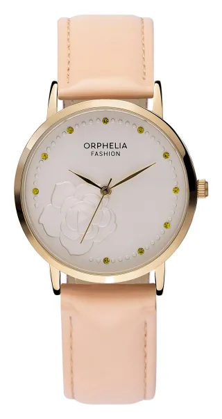 Orphelia Fashion Petal Blossom Damenbeige Uhr OF711901