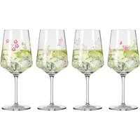 Ritzenhoff Gläser-Set Sommertau Hugo 4er Set F23, Kristallglas, 20,3 x 19,4 x 26,6 cm