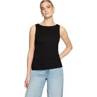 Zero Tanktop Damen Shirt mit U-Boot-Ausschnitt Material