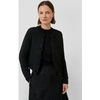 s.Oliver Cardigan Strickjacke Kurzer Strick-Cardigan mit Wolle