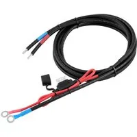 enjoy solar Profi-Batteriekabel 1m/3m 6mm², mit 10A/15A/25A/30A Sicherung Batteriekabel, mit M8 Ringösen, Batterie zu Laderegler