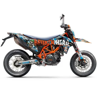 Broken Head MX Motorradekor Bavarian Patriot Für KTM