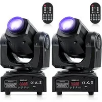 ZonQoonz Discolicht 120W Gobo Moving Head Licht, Fernbedienung & DMX für Disco DJ Party