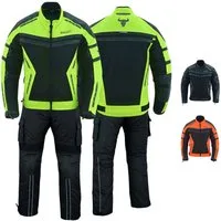BULLDT Motorradkombi BLD323K (Set, 2-tlg., mit CE-Protektoren, Motorradjacke & Motorradhose) Herren Motorradkombi Tech-Mesh biker kombi mit Protektoren