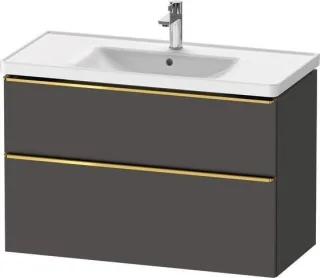 Duravit D-Neo Waschtischunterbau wandhängend Graphit Matt 984x452x625 mm - DE4356034490000 DE4356034490000