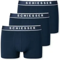 Schiesser Boxershorts mit sportlichem Webgummibund und SCHIESSER-Logo-Prägung im 3er Pack