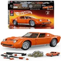 Mattel® Modellbausatz Mattel Brick Shop Hot Wheels Premium Lambo, Maßstab 1:12, (1523-tlg)