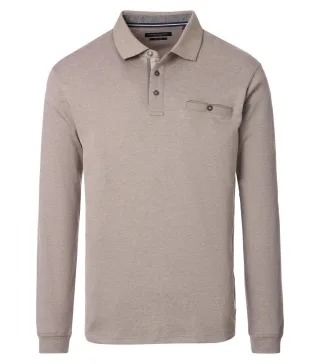 CASAMODA - Poloshirt beige - Gr. - 3XL
