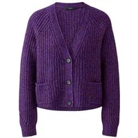 Oui Strickjacke LAFONYA Baumwollmischung