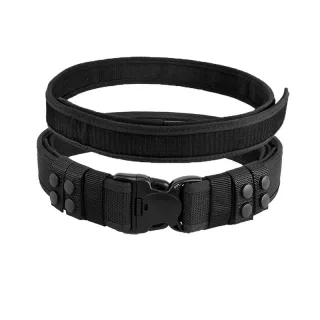 130cm-150cm 2-in-1 Inner Outer Combination Men's Tactical Belt Thickened Stiffened Adjustable Nylon Braided Men's Belt f