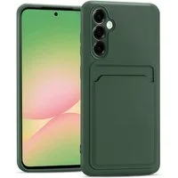 CoolGadget Handyhülle Schutzhülle mit Kartenfach für Samsung Galaxy A56 5G, Silikon Case Slim TPU Cover Tasche mit Aufbewahrung EC Karte Ausweis
