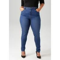Aniston PLUS Skinny-fit-Jeans regular waist - in dezenter Used-Waschung