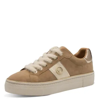 Tamaris - Da.-Schnürer camel suede - Gr. - 38