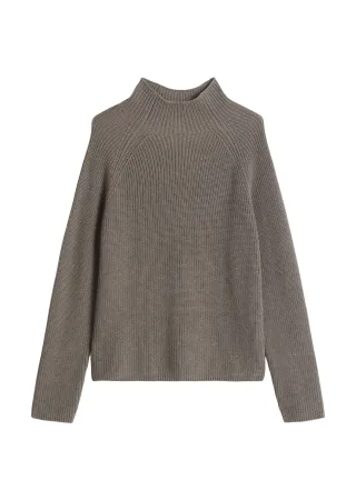 Marc OPolo Casual - Strickpullover regular Stone Taupe Melange - Gr. - XS
