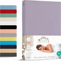 livessa Spannbettlaken Jersey Spannbettlaken Bettlaken Baumwolle weich Rundumgummi, Jersey, Gummizug: Rundumgummizug, In 9 Größen und vielen Farben erhältlich aus 100% Baumwolle