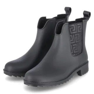 Rieker Gummistiefel - Gr. 37 - Schwarz - Synthetik