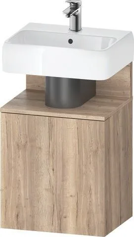 Duravit Qatego Waschtischunterbau wandhängend Eiche Marmoriert Matt 440x350x645 mm - QA4076L55550000 QA4076L55550000