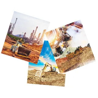 Digital-Baumwoll-Jersey-Coupon "Baustelle" mit Elasthan