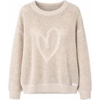Kleinigkeit Strickpullover Open Heart Crewneck
