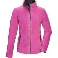 Killtec Fleecejacke KOW 3 WMN FLC JCKT Fleecejacke mit Stretch, Kinnschutz und verschließbaren Taschen