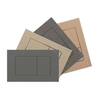 Geberit Sigma40 Betätigungsplatte 004611002 galvanisiert, 2-Mengen-Spülung, eckig