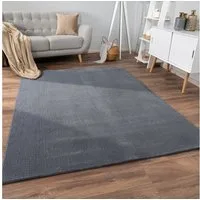 Paco Home Teppich Sevilla 521, rechteckig, Höhe: 16 mm, Kurzflor, Uni Farben, weich & kuschelig, Hoch-Tief Effekt, Wohnzimmer