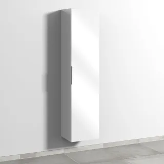 Sanipa 3way Hochschrank mit 1 Tür, Weiß-Glanz UF11178