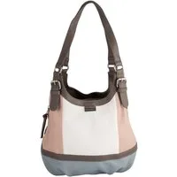 TOM TAILOR Shopper Juna, aus soft genarbtem ledrigen Material mit glänzenden Metall-Accessoires