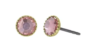 konplott - Ohrstecker - Black Jack pink