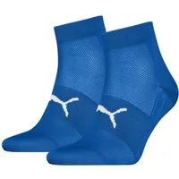 PUMA Kurzsocken PUMA UNISEX SPORT LIGHT QUARTER 2P (2 Paar) mit verstärktem Fersen- und Zehenbreich